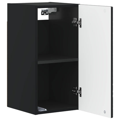 Bathroom Wall Cabinet DELFT Black 30 x 31 x 59 cm