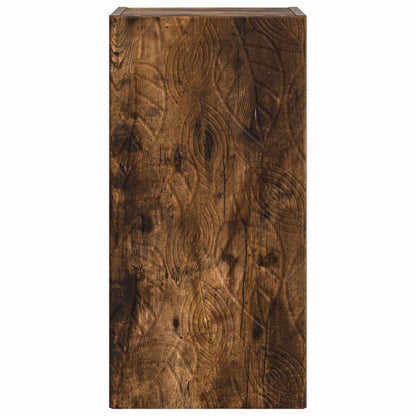 Bathroom Wall Cabinet DELFT Smoked Oak 30 x 31 x 59 cm