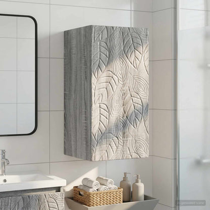Bathroom Wall Cabinet DELFT Grey Sonoma 30 x 31 x 59 cm
