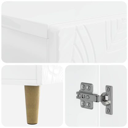 Bathroom Storage Cainet DELFT High Gloss White 30 x 31 x 80 cm