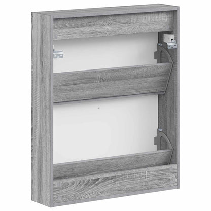 Wall-Mounted Shoe Cabinet DELFT 71 x 17 x 86 cm Engineered Wood