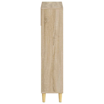 Shoe Cabinet DELFT 78 x 24 x 103 cm Engineered Wood Sonoma Oak