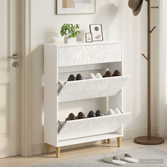 Shoe Cabinet DELFT 78 x 24 x 103 cm Engineered Wood