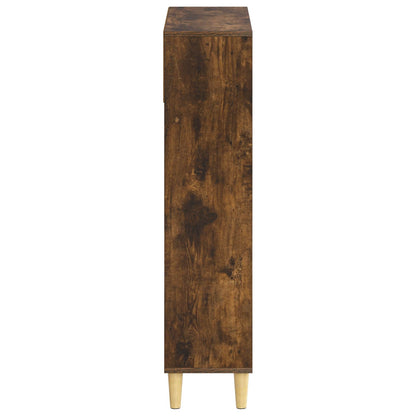Shoe Cabinet DELFT 78 x 24 x 103 cm Engineered Wood Smoked Oak