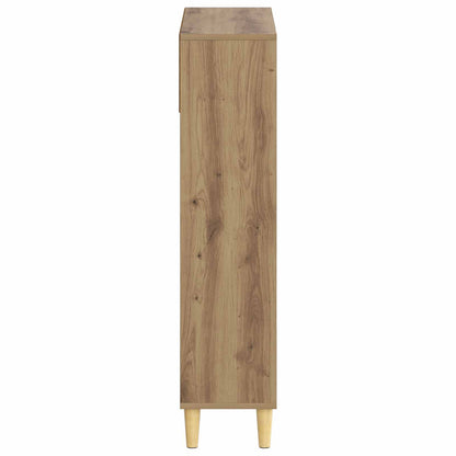 Shoe Cabinet DELFT 78 x 24 x 103 cm Engineered Wood Artisan Oak