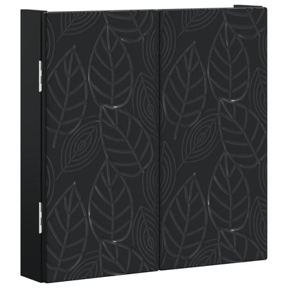 Dartboard Cabinet DELFT Black 52.5 x 10.5 x 53.5 cm