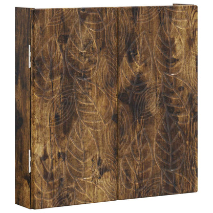 Dartboard Cabinet DELFT Smoked Oak 52.5 x 10.5 x 53.5 cm