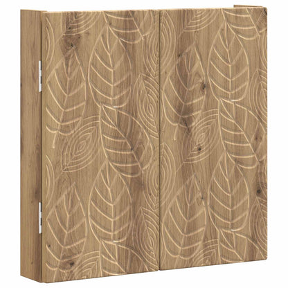 Dartboard Cabinet DELFT Artisan Oak 52.5 x 10.5 x 53.5 cm