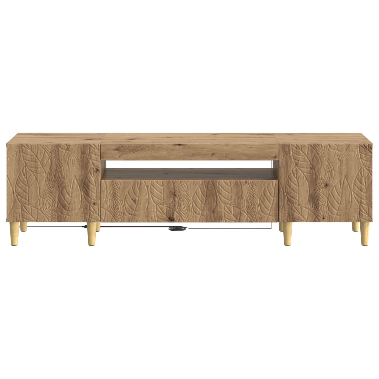 LED TV Cabinet Artisan Oak Engineered Wood