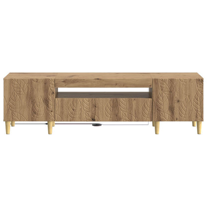 LED TV Cabinet Artisan Oak Engineered Wood
