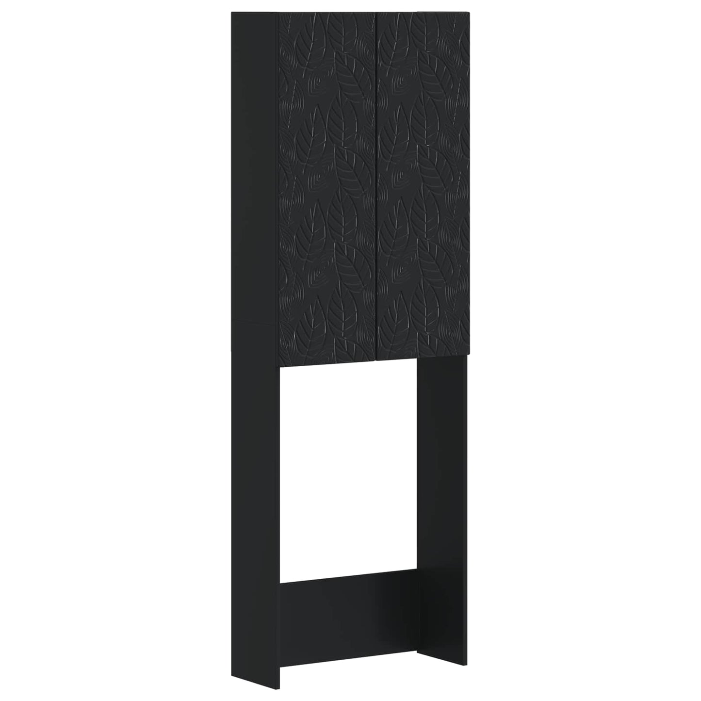 Toilet Cabinet DELFT Black 66 x 25.5 x 190 cm Engineered Wood