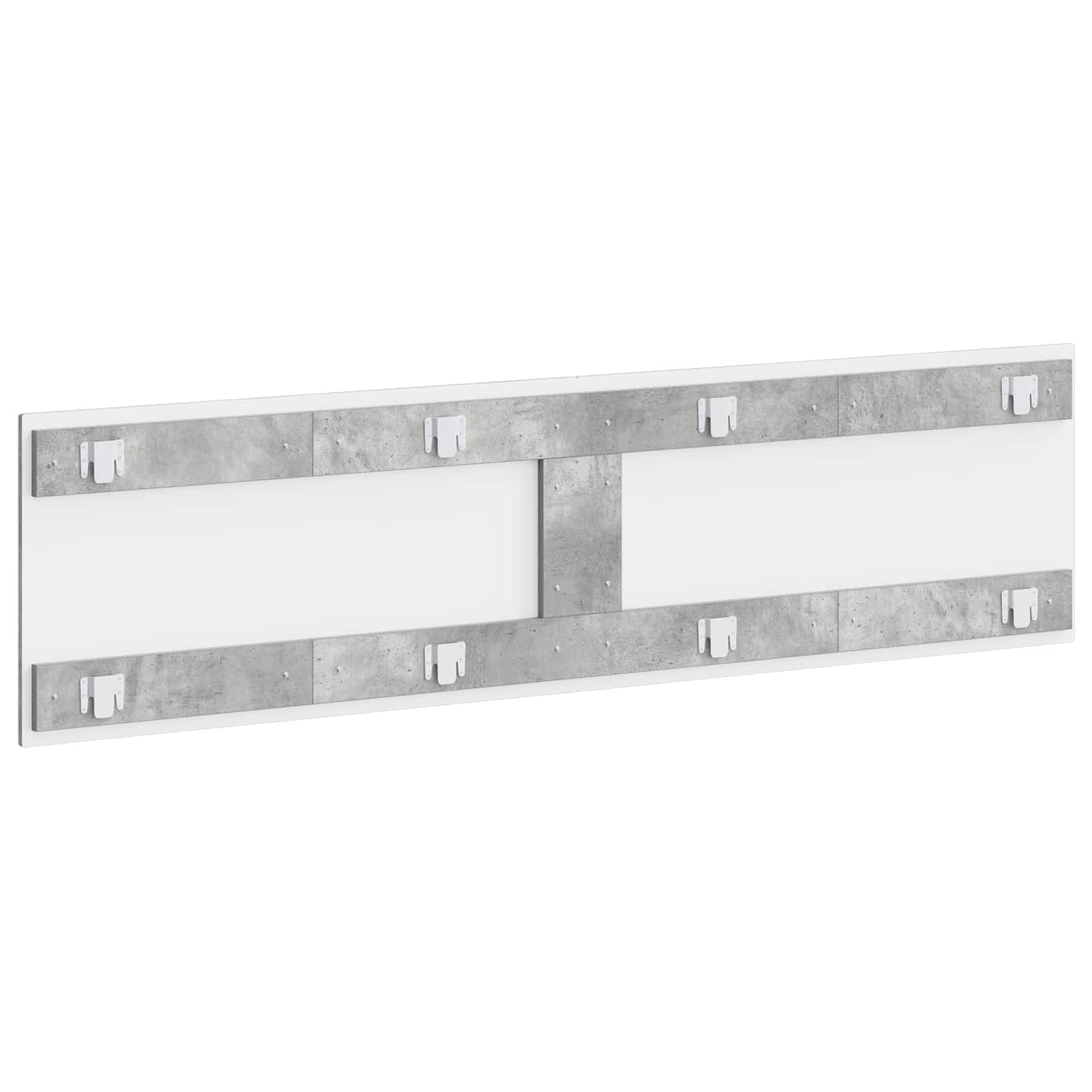 Wall-Mounted Headboard DELFT Concrete Grey Engineered Wood
