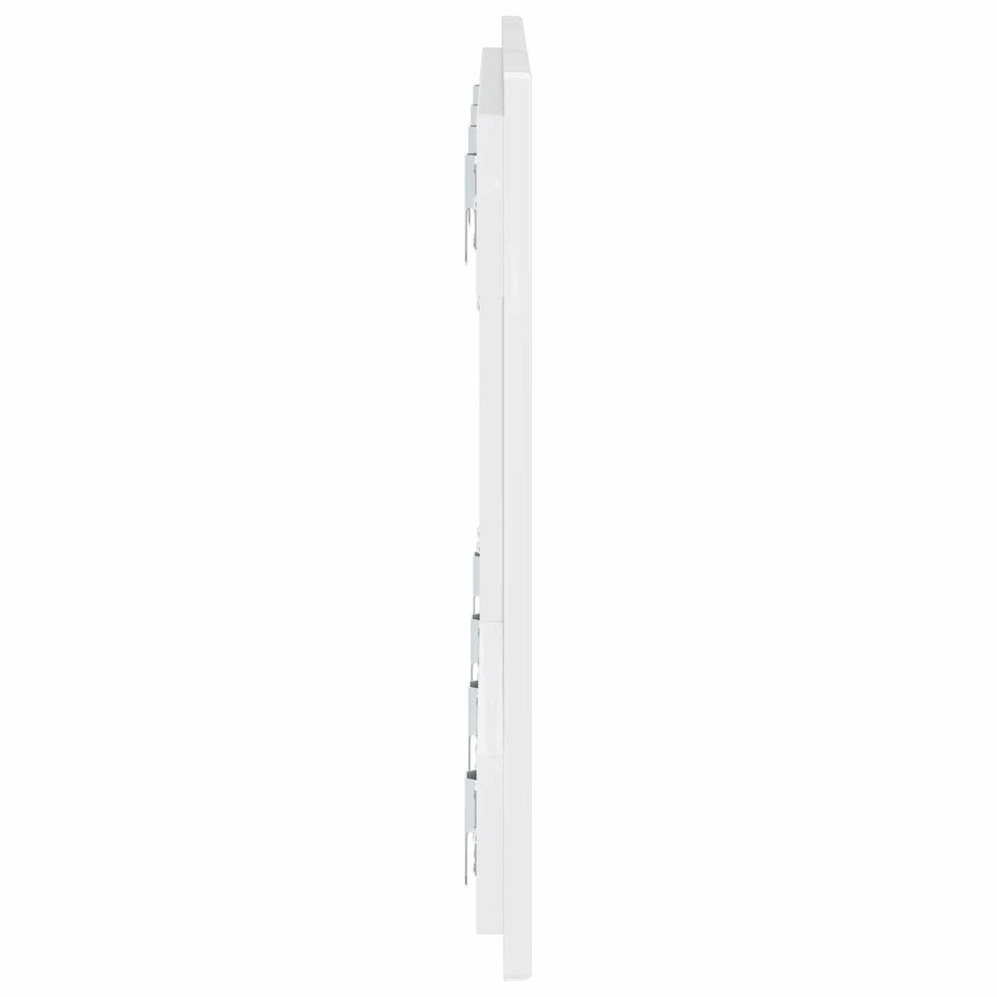 Wall-Mounted Headboard DELFT High Gloss White Engineered Wood