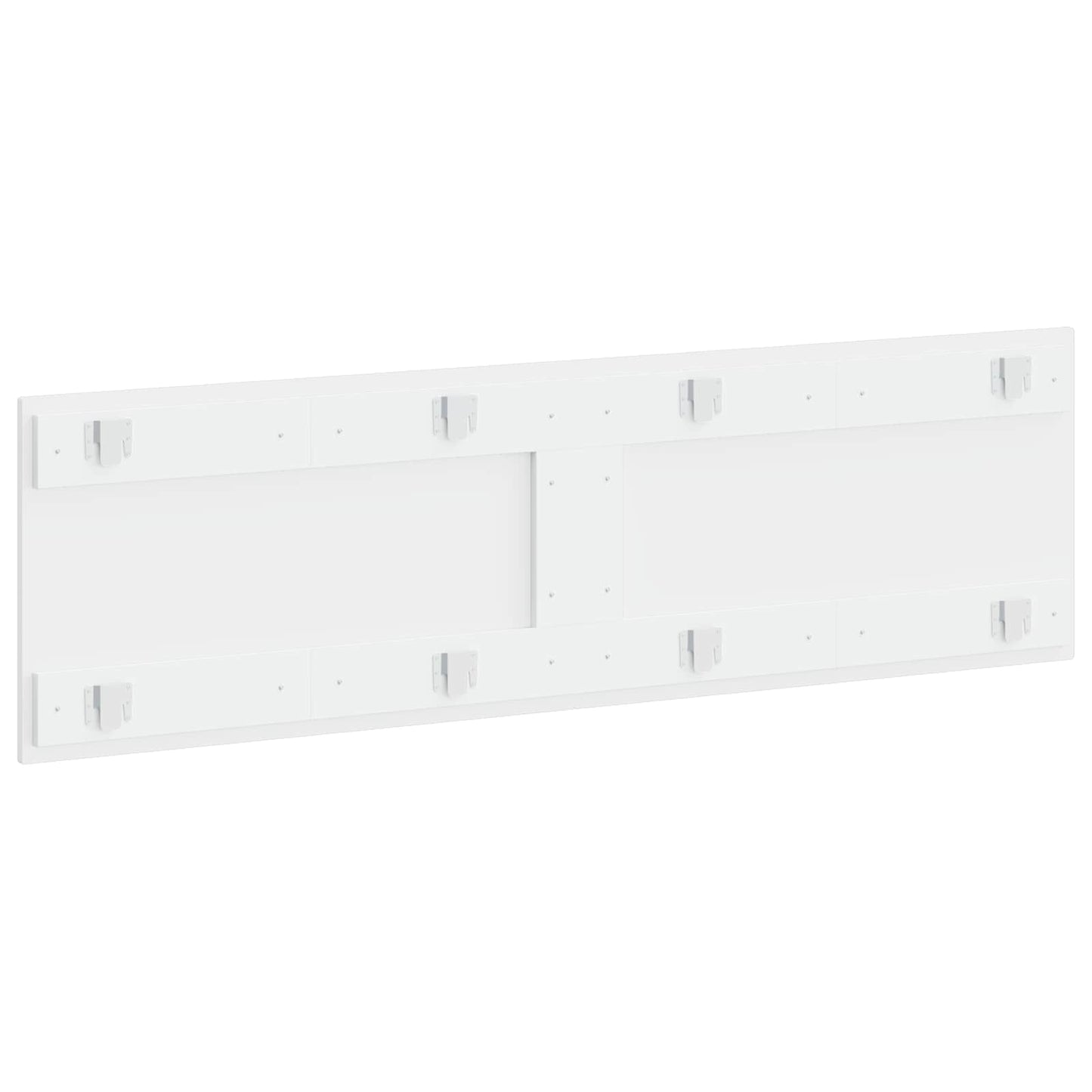 Wall-Mounted Headboard DELFT White Engineered Wood