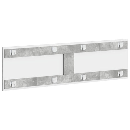 Wall-Mounted Headboard DELFT Concrete Grey Engineered Wood