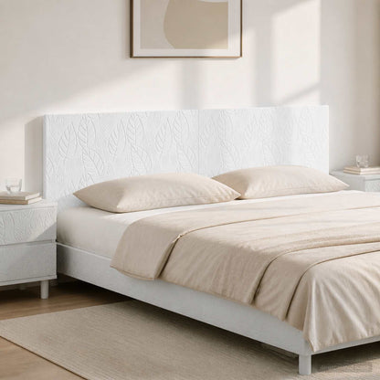 Wall-Mounted Headboard DELFT High Gloss White Engineered Wood