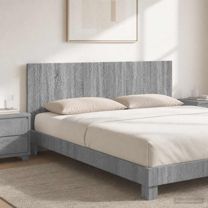 Wall-Mounted Headboard DELFT Grey Sonoma Engineered Wood