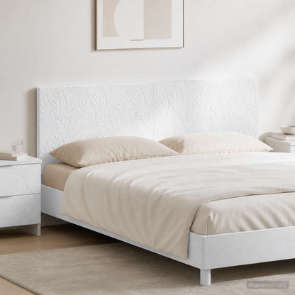 Wall-Mounted Headboard DELFT High Gloss White Engineered Wood