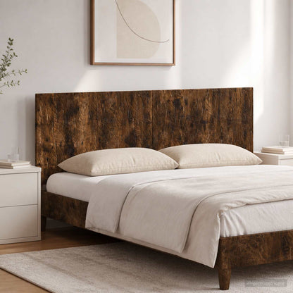 Wall-Mounted Headboard DELFT Smoked Oak Engineered Wood