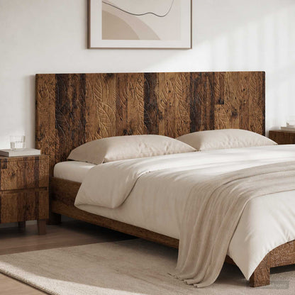 Wall-Mounted Headboard DELFT Old Wood Engineered Wood