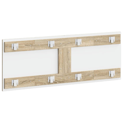 Wall-Mounted Headboard DELFT Sonoma Oak Engineered Wood