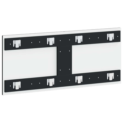 Wall-Mounted Headboard DELFT Black Engineered Wood