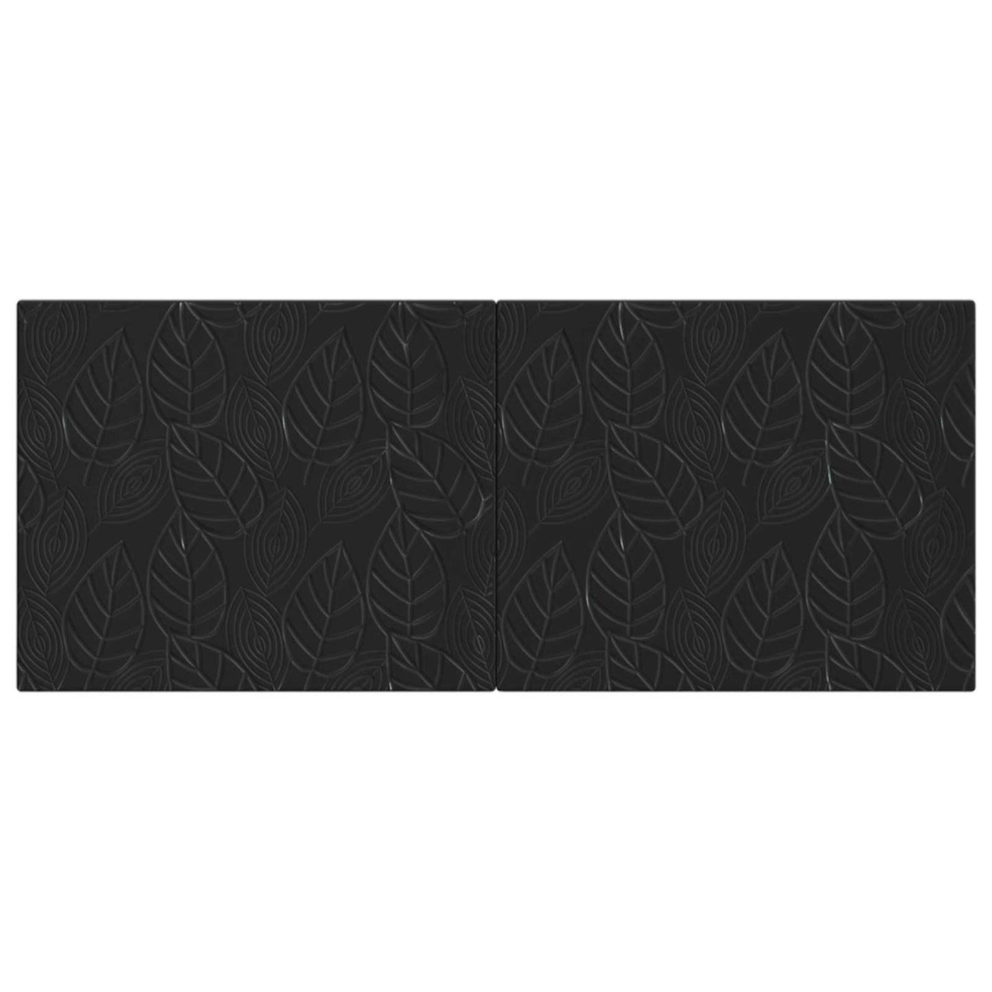 Wall-Mounted Headboard DELFT Black Engineered Wood