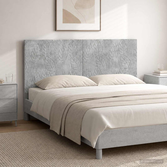 Wall-Mounted Headboard DELFT Concrete Grey Engineered Wood