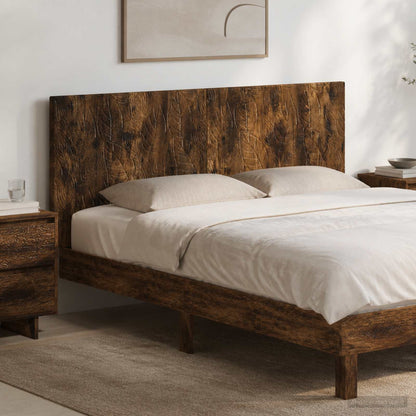 Wall-Mounted Headboard DELFT Smoked Oak Engineered Wood