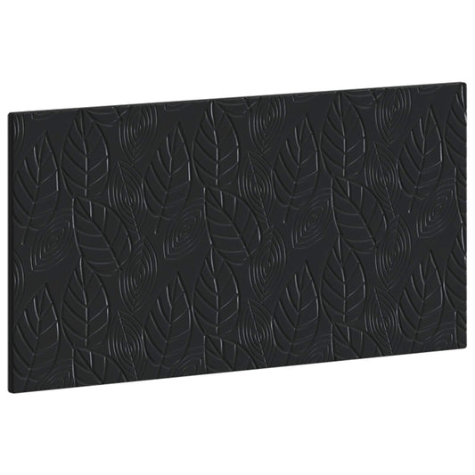 Wall-Mounted Headboard DELFT Black Engineered Wood