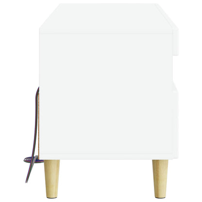 LED TV Cabinet White Engineered Wood