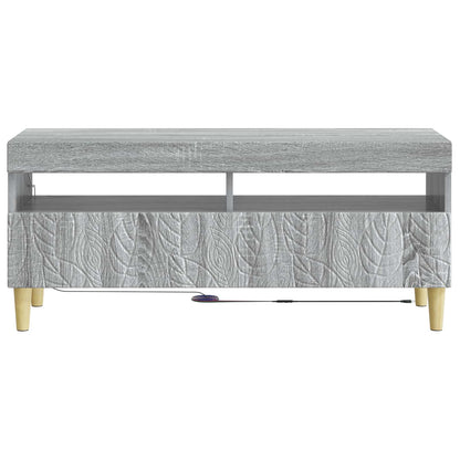 LED TV Cabinet Grey Sonoma Engineered Wood