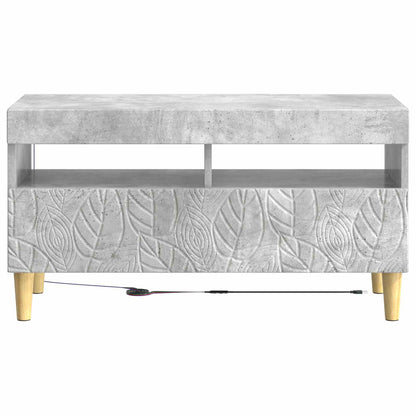 LED TV Cabinet Concrete Grey Engineered Wood