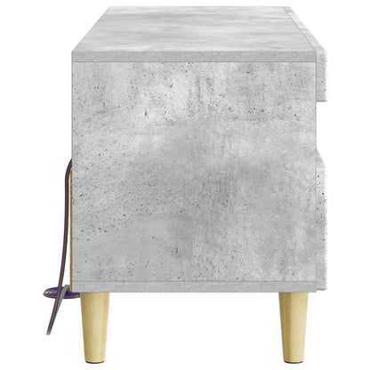 LED TV Cabinet Concrete Grey Engineered Wood