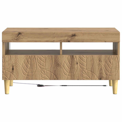 LED TV Cabinet Artisan Oak Engineered Wood