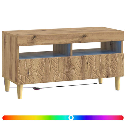 LED TV Cabinet Artisan Oak Engineered Wood