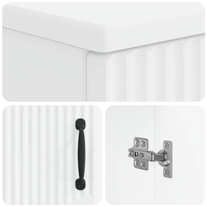 Bathroom Sink Cabinet HOORN White 59.5 x 31.5x 56 cm