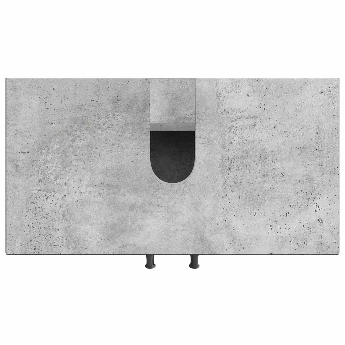 Bathroom Sink Cabinet HOORN Concrete Grey 59.5 x 31.5x 56 cm