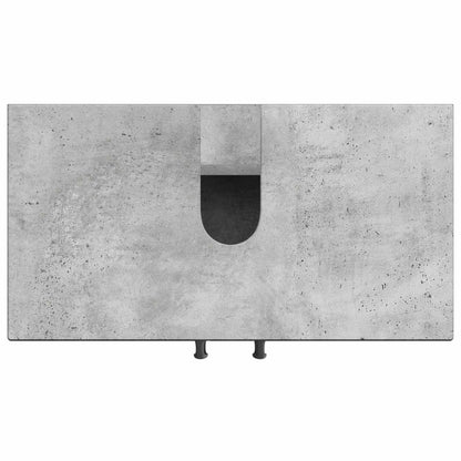 Bathroom Sink Cabinet HOORN Concrete Grey 59.5 x 31.5x 56 cm