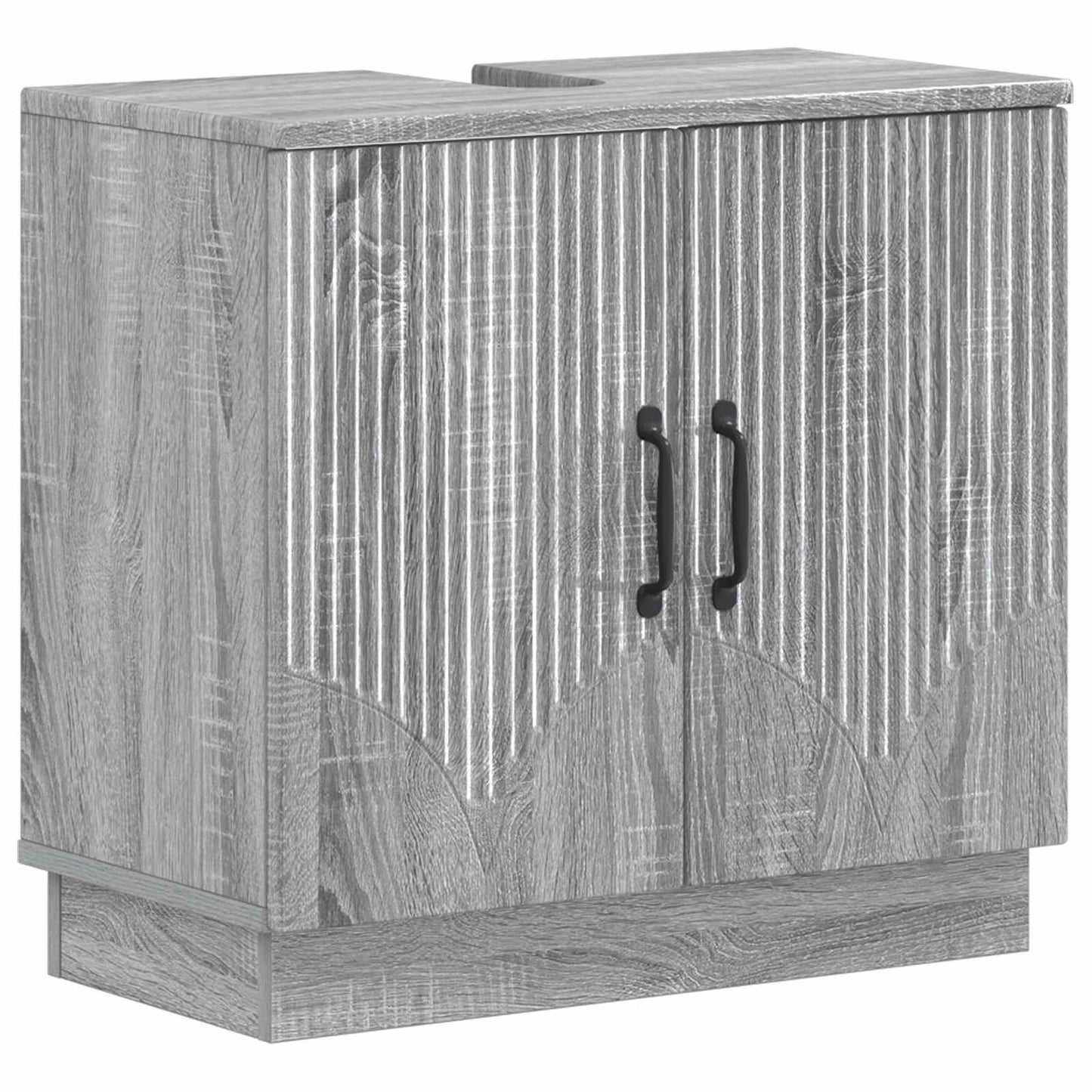 Bathroom Sink Cabinet HOORN Grey Sonoma 59.5 x 31.5x 56 cm