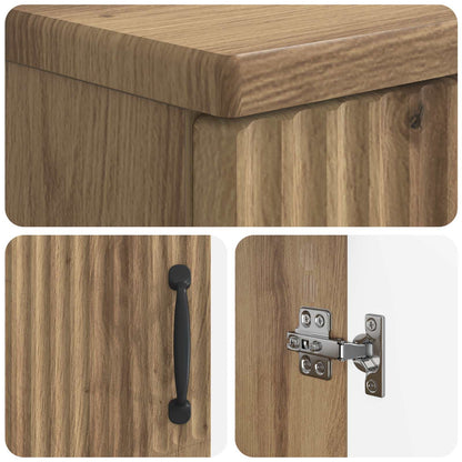 Bathroom Sink Cabinet HOORN Artisan Oak 59.5 x 31.5x 56 cm