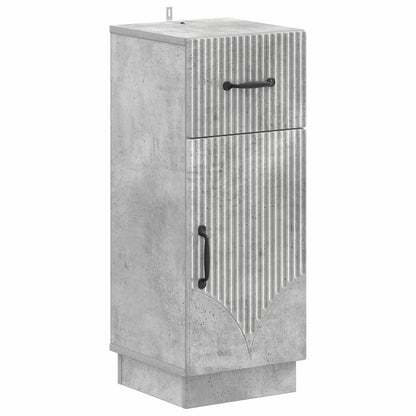 Bathroom Storage Cainet HOORN Concrete Grey 30 x 31 x 77 cm