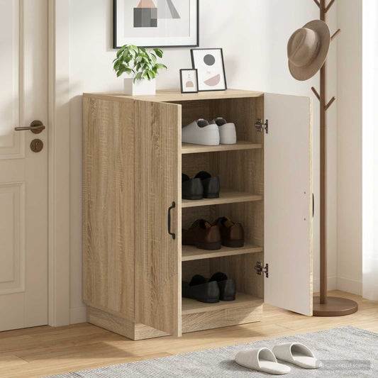 Shoe Cabinet HOORN 59.5 x 39.5 x 87 cm Engineered Wood