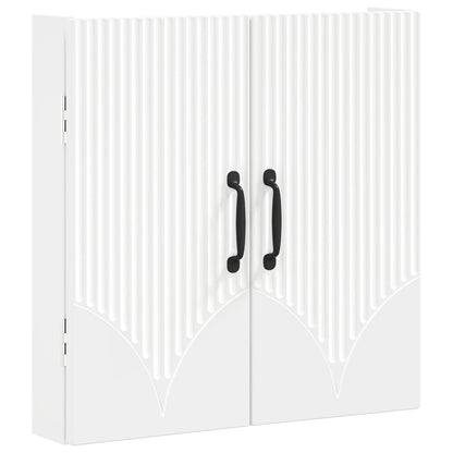 Dartboard Cabinet HOORN White 52.5 x 10.5 x 53.5 cm