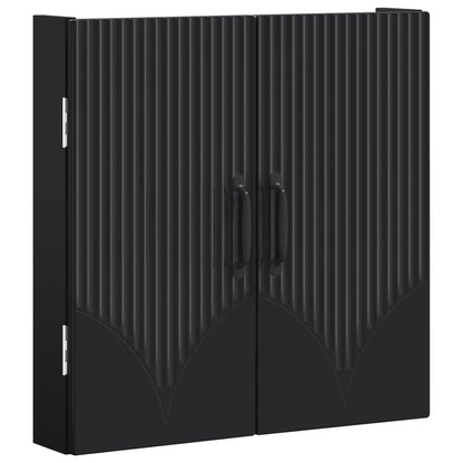 Dartboard Cabinet HOORN Black 52.5 x 10.5 x 53.5 cm