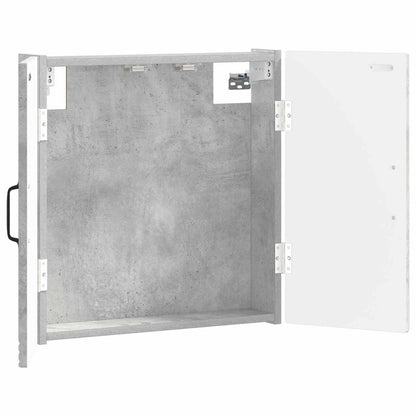 Dartboard Cabinet HOORN Concrete Grey 52.5 x 10.5 x 53.5 cm