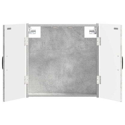 Dartboard Cabinet HOORN Concrete Grey 52.5 x 10.5 x 53.5 cm