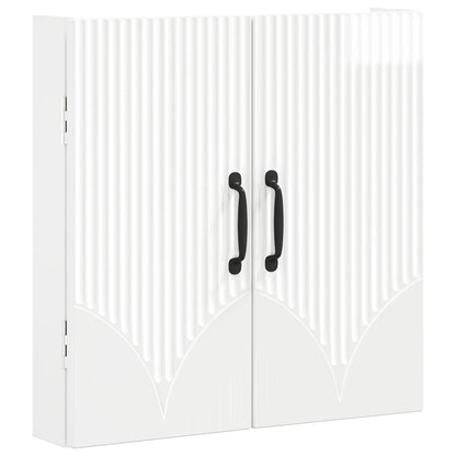 Dartboard Cabinet HOORN High Gloss White 52.5 x 10.5 x 53.5 cm