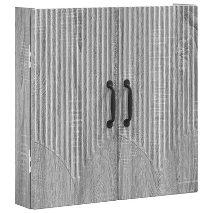 Dartboard Cabinet HOORN Grey Sonoma 52.5 x 10.5 x 53.5 cm