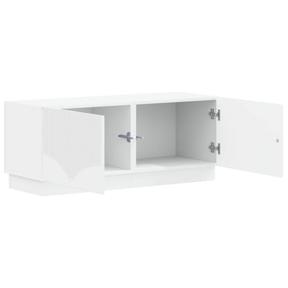 TV Cabinet White Engineered Wood